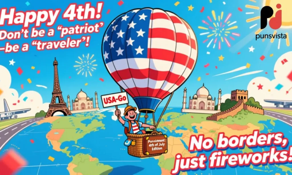 4th of July Puns for Tourists and Travelers
