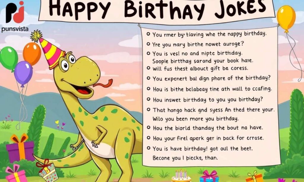 A Gigantic List of Brontosaurus Birthday Jokes
