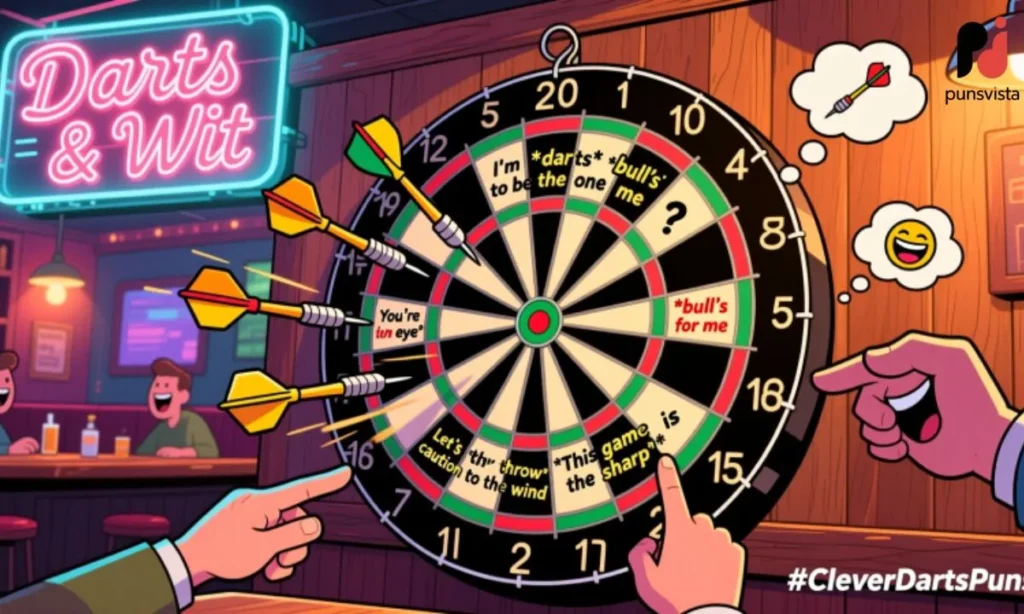 Clever Darts Puns for Instagram