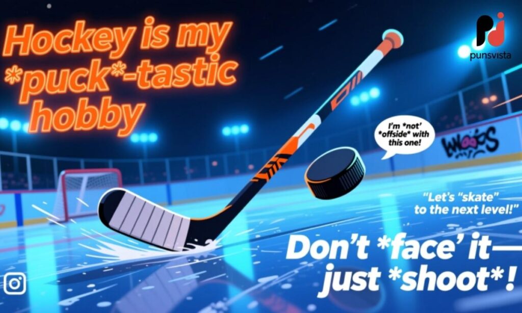 Clever Ice Hockey Puns for Instagram