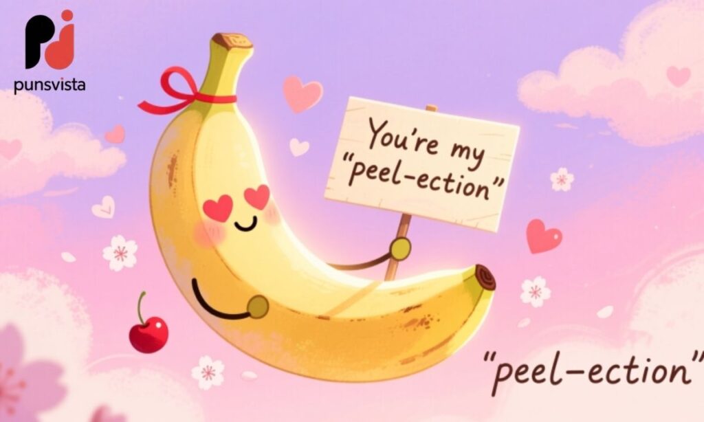 Cute banana love puns