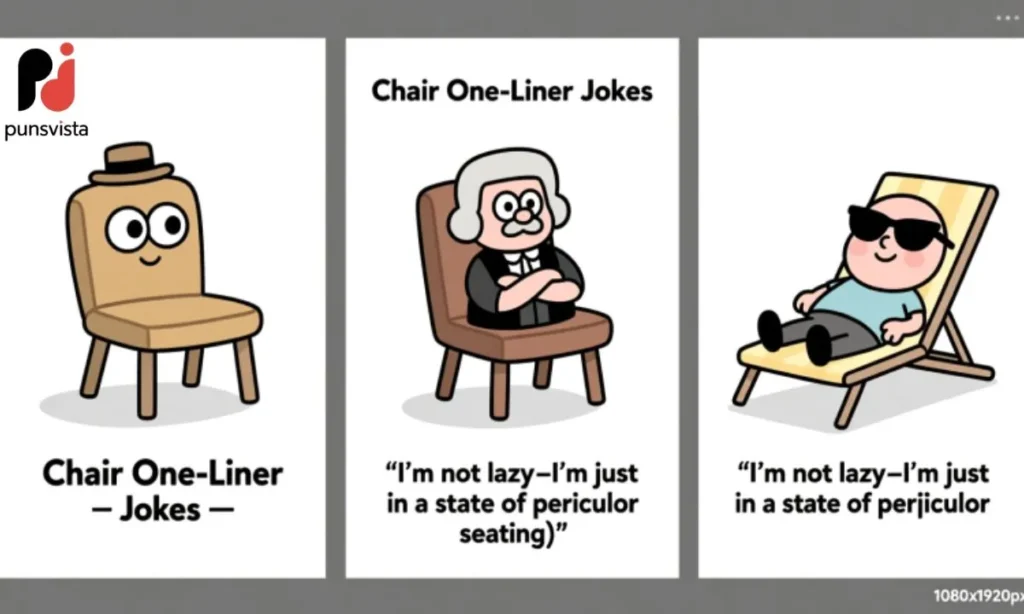 Funny 'Chair One-Liner Jokes' Short & Funny Chair Jokes