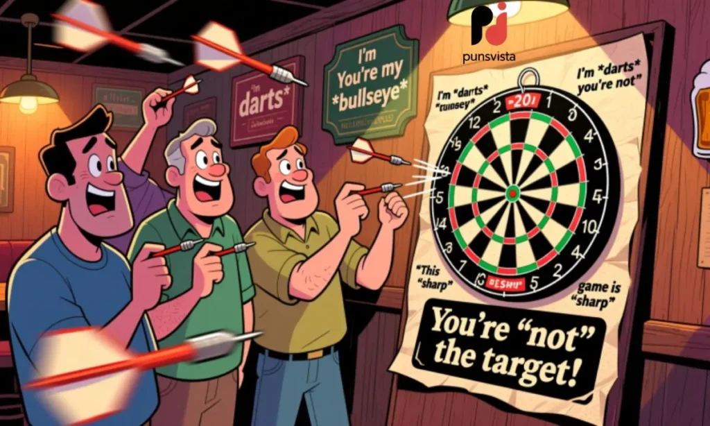Funny Darts Puns for Adults