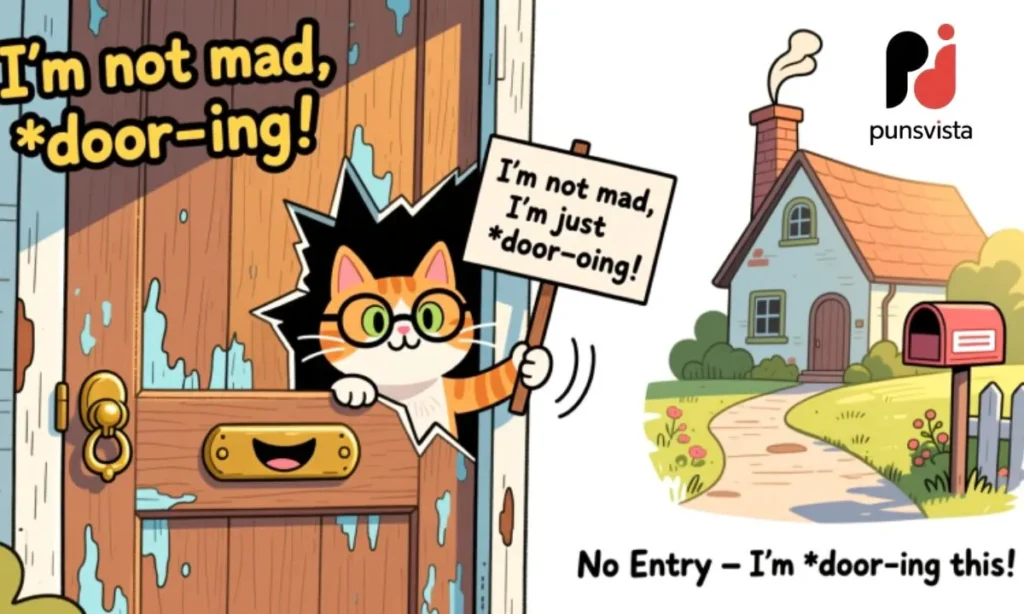 Funny Door Puns Captions