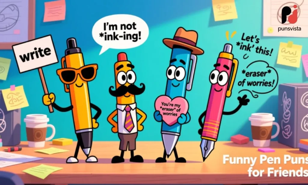 Funny Pen Puns for Friends