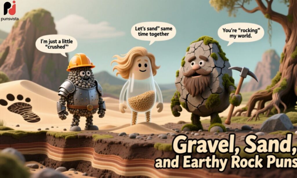 Gravel, Sand, and Earthy Rock Puns