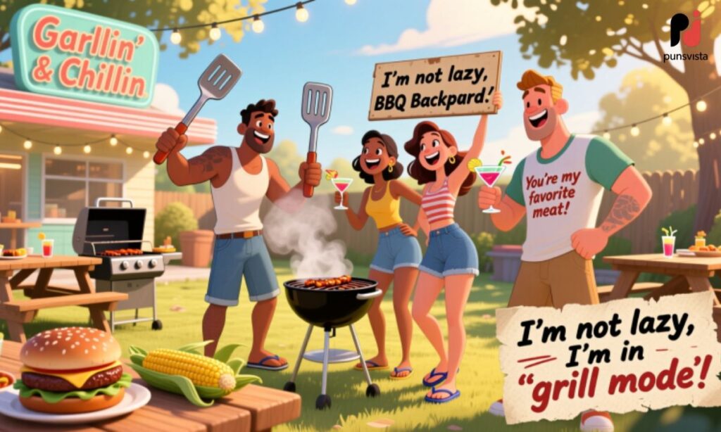 Grillin' & Chillin' Backyard BBQ Puns For Your Cookout Crew