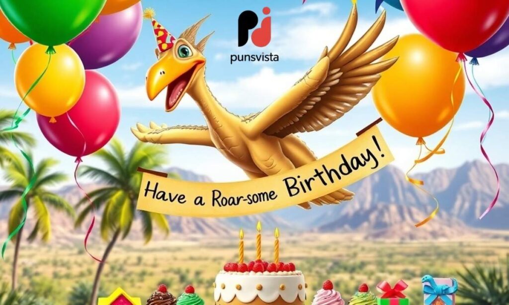 Have a Roar some Birthday Pterodactyl Puns