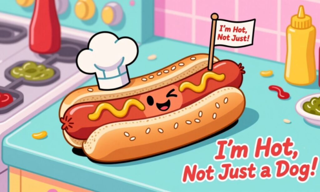 Hot Dog Funny Puns for Instagram