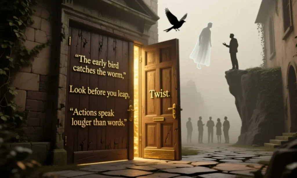 Iconic Sayings with a Door Twist