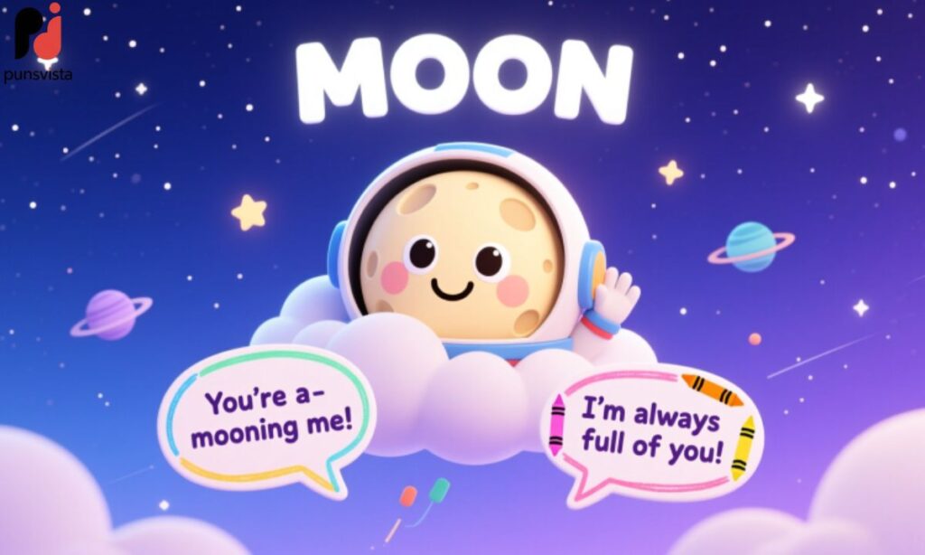 Moon Puns for Kids and Classrooms