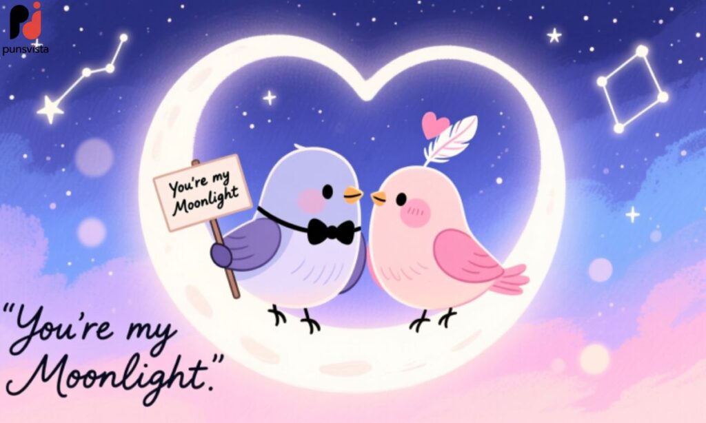 Moon Puns for Love Birds