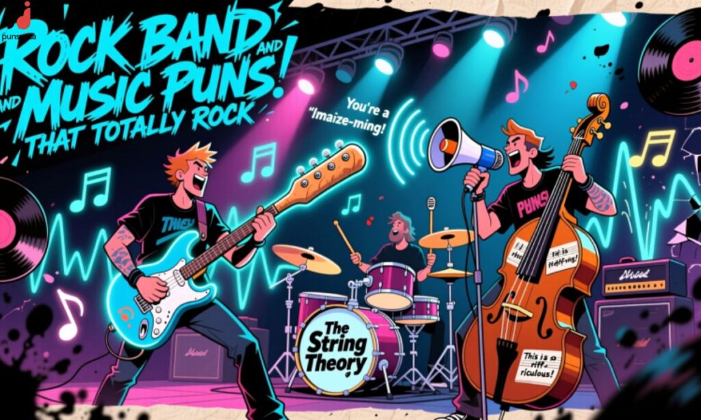 Rock Band and Music Puns That Totally Rock 