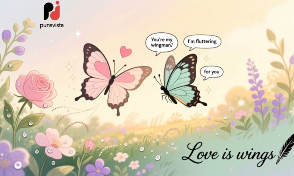 Romantic Butterfly Puns