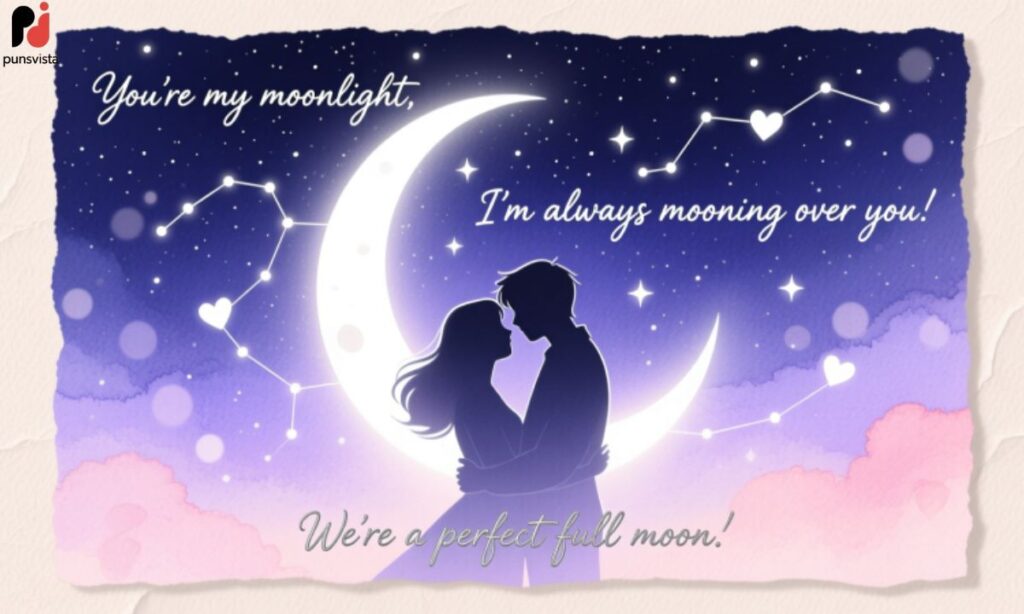 Romantic Moon Puns for Lovers of the Night Sky