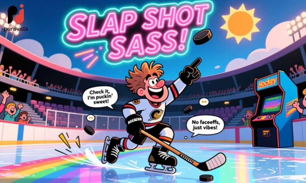 Silly & Sassy Ice Hockey Wordplay