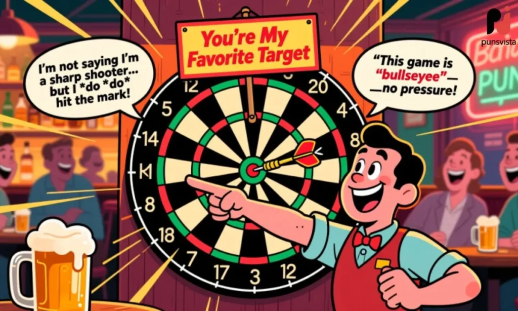 Witty Dart Puns That Will Hit the Mark