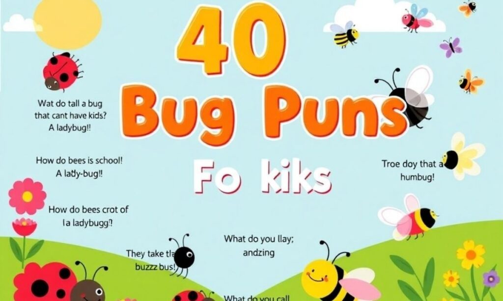 40 Bug Puns for Kids