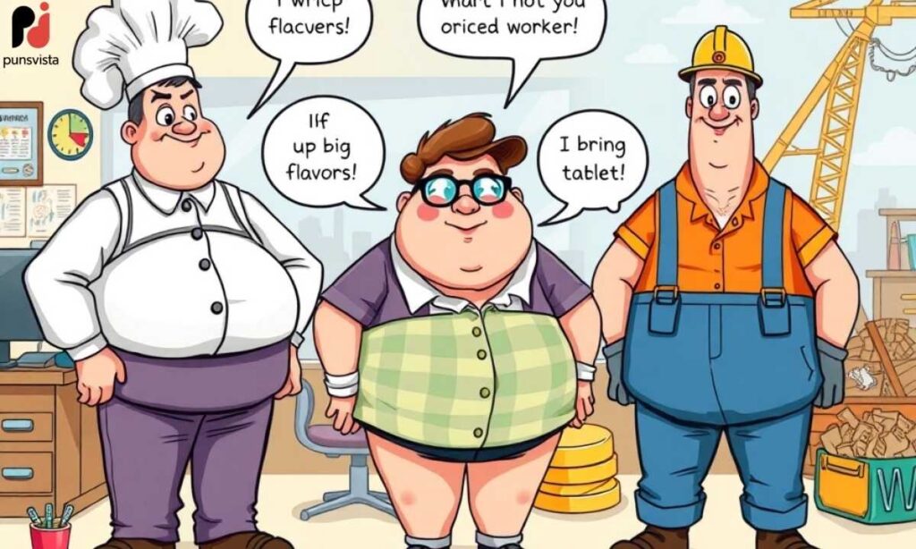 Big Business Fat Puns Inspired by Jobs & Professions