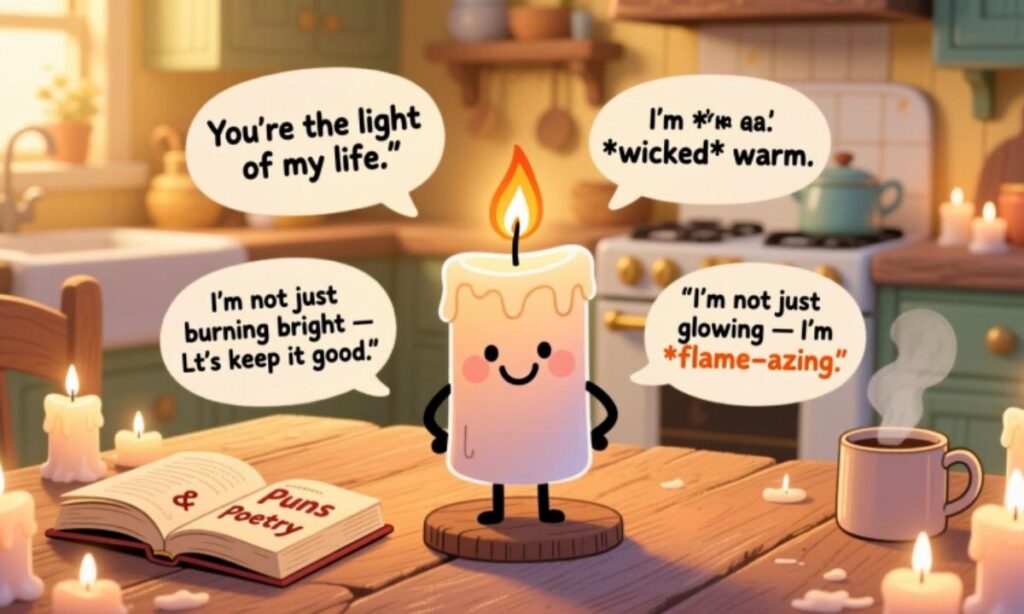 Candle Puns Captions, Sayings, and Quotes
