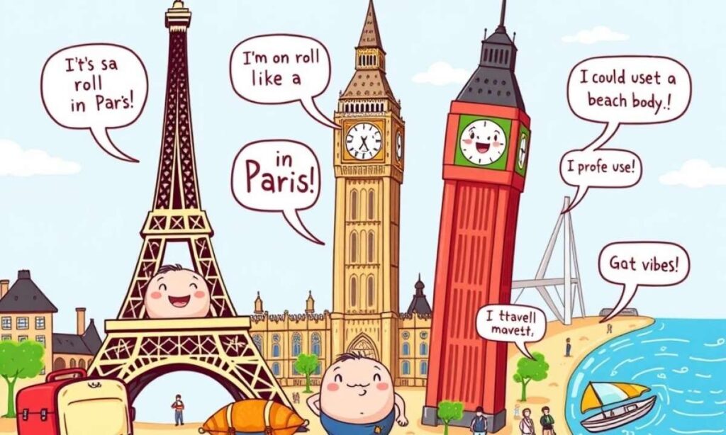 Chonky Culture Fat Puns Inspired by Places and Travel