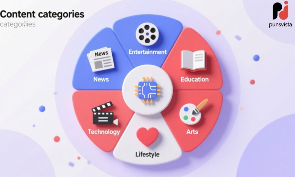 Explore content categories