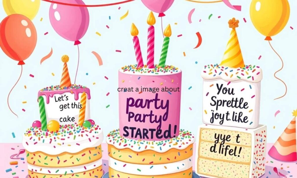 Funfetti and Party Cake Puns Celebration Station