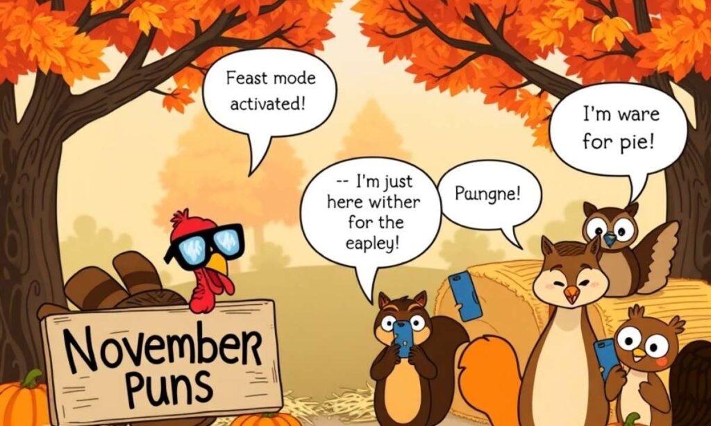 Funny November Puns for Instagram Captions