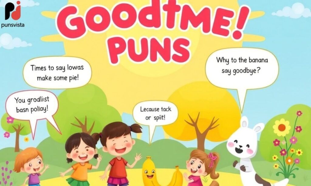 Goodbye Puns & Jokes for Kids