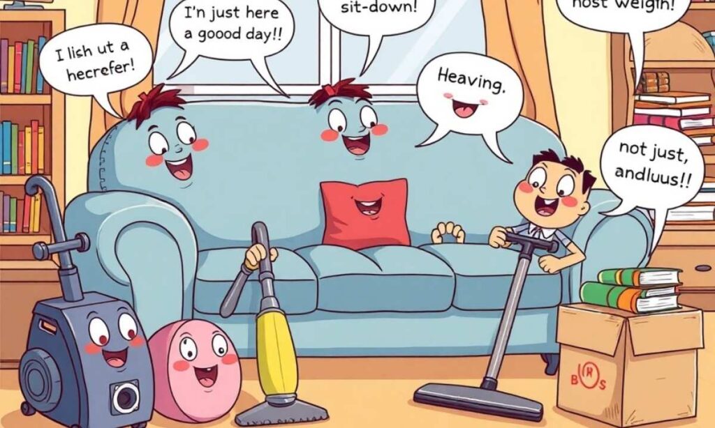 Heavy Household Items Fat Puns Inspired by Everyday Objects