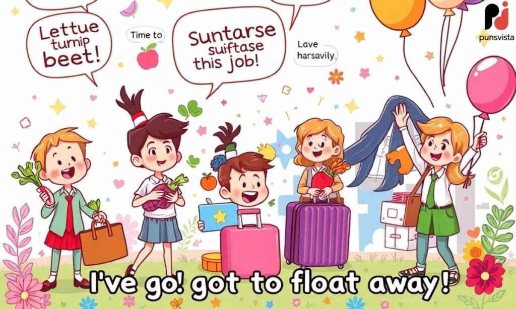 Leaving Puns Captions