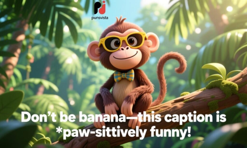 Monkey Puns for Social Media Captions