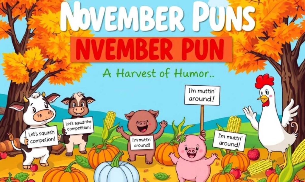 November Puns A Harvest of Humor