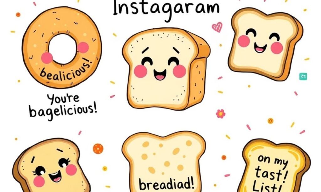 Punny Bread Captions for Instagram