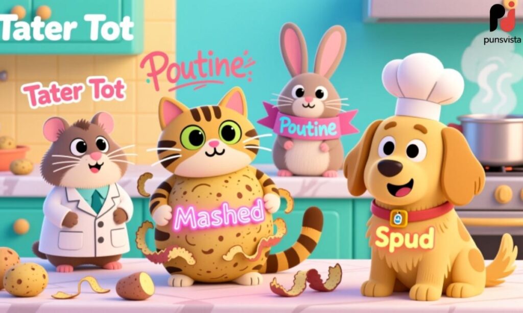 Punny potato themed names for pets