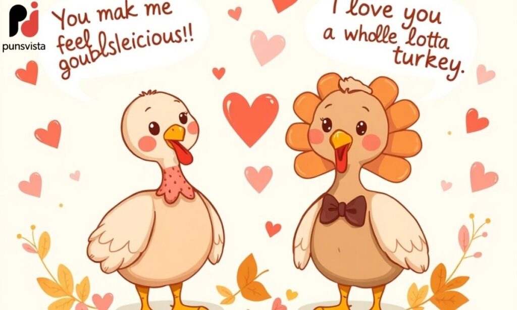 Romantic Turkey Puns for Love Birds