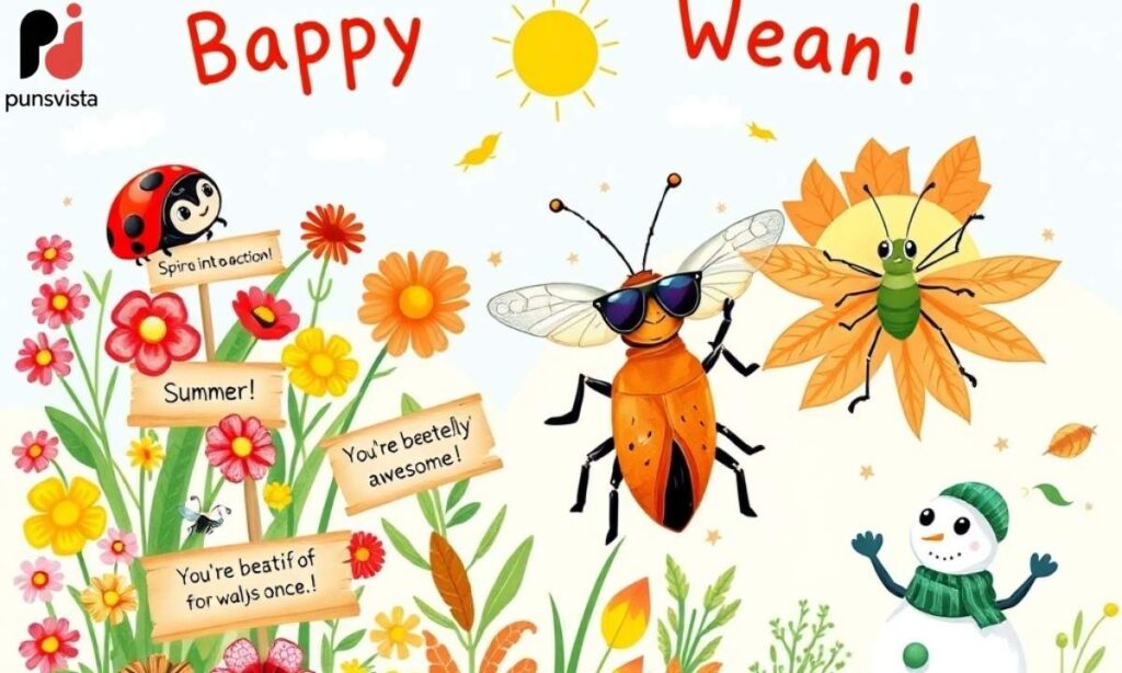 Seasonal Bug Puns for Year Round Laughs