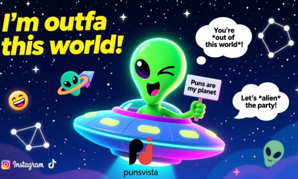 Sharing Alien Puns Tips for Social Media