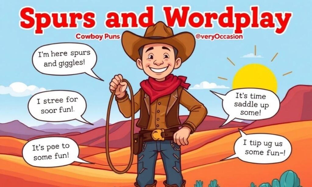 Spurs and Wordplay Cowboy Puns for Every Occasion