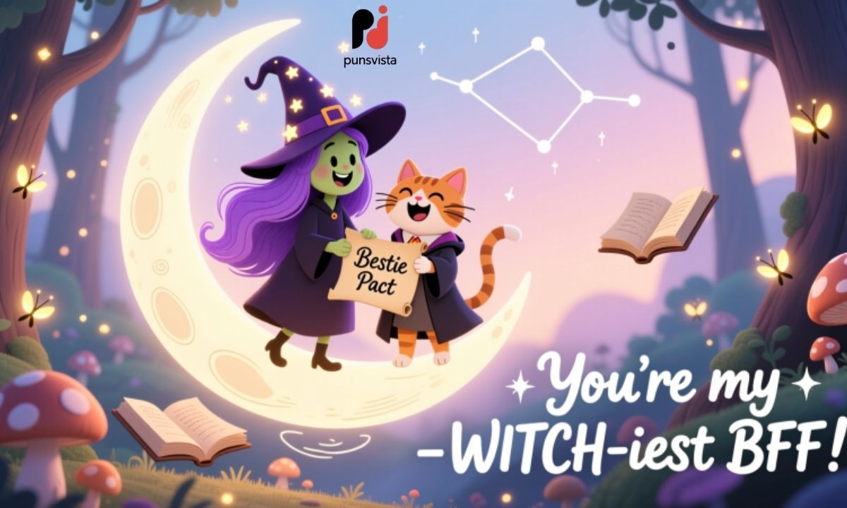 Witch Puns for Best Friend Captions