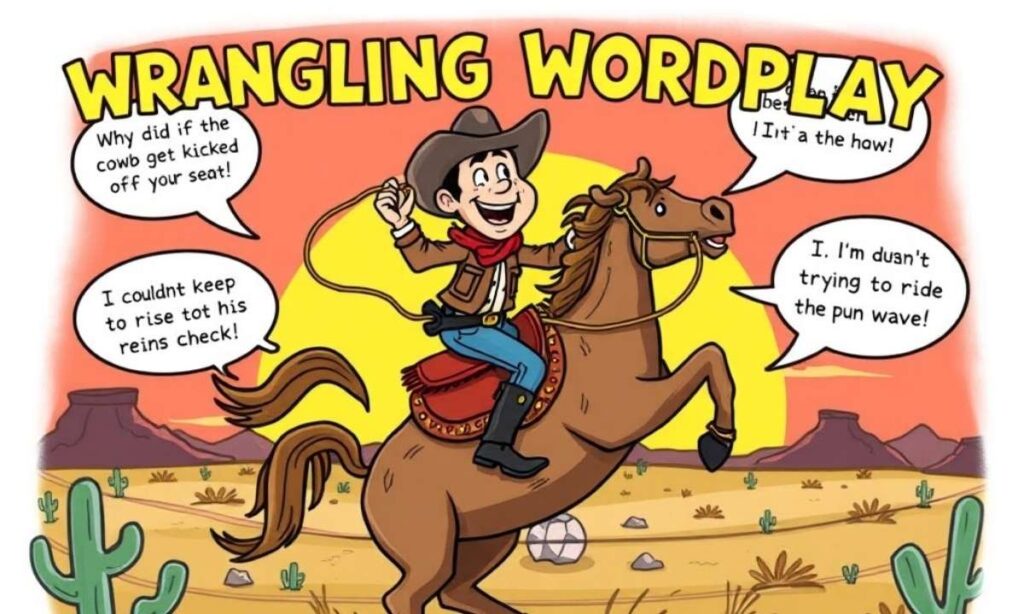 Wrangling Wordplay Puns That'll Buck You Off Your Seat