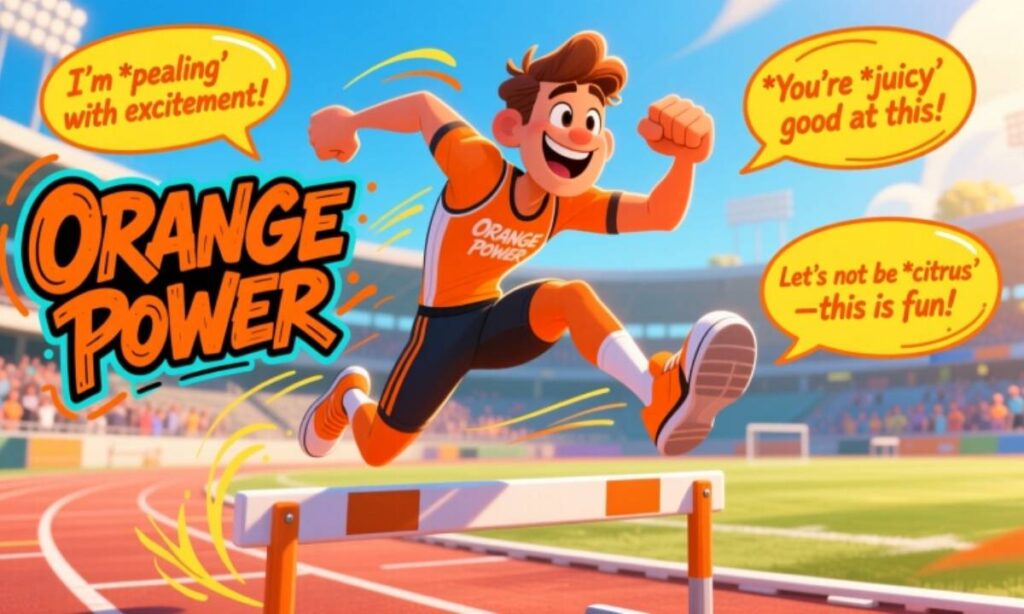 Athletic Orange Puns for Sports Enthusiasts