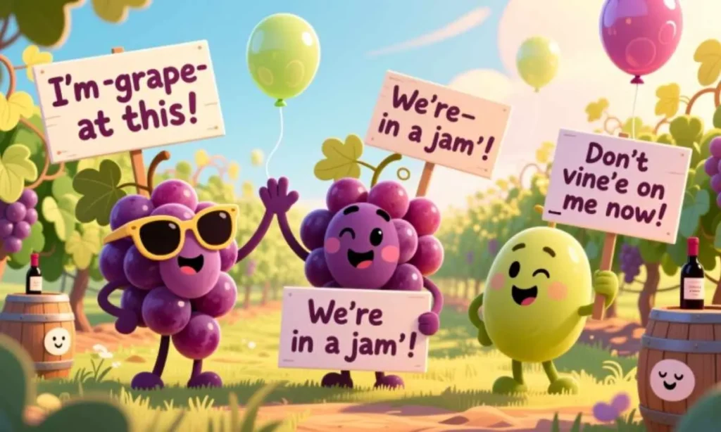 Best Grape Themed Wordplay Jokes