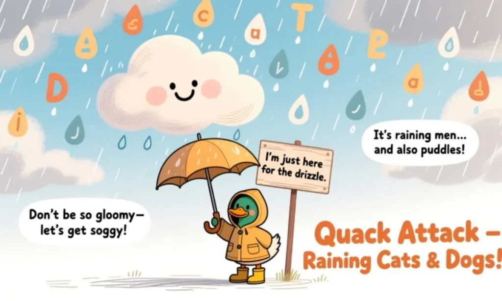 Best Rain Themed Wordplay Jokes