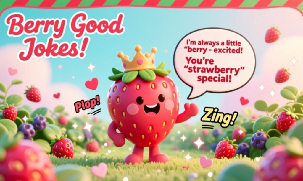 Best Strawberry Themed Wordplay Jokes
