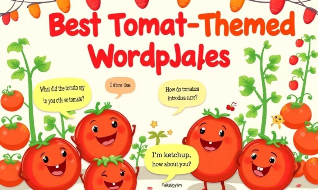 Best Tomato Themed Wordplay Jokes
