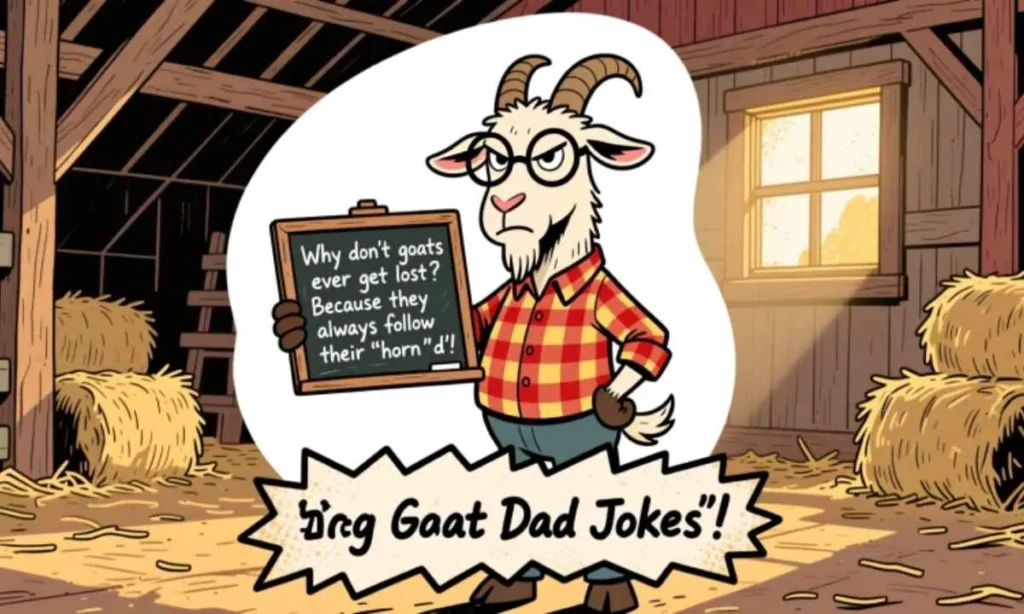 Classic Goat Dad Jokes