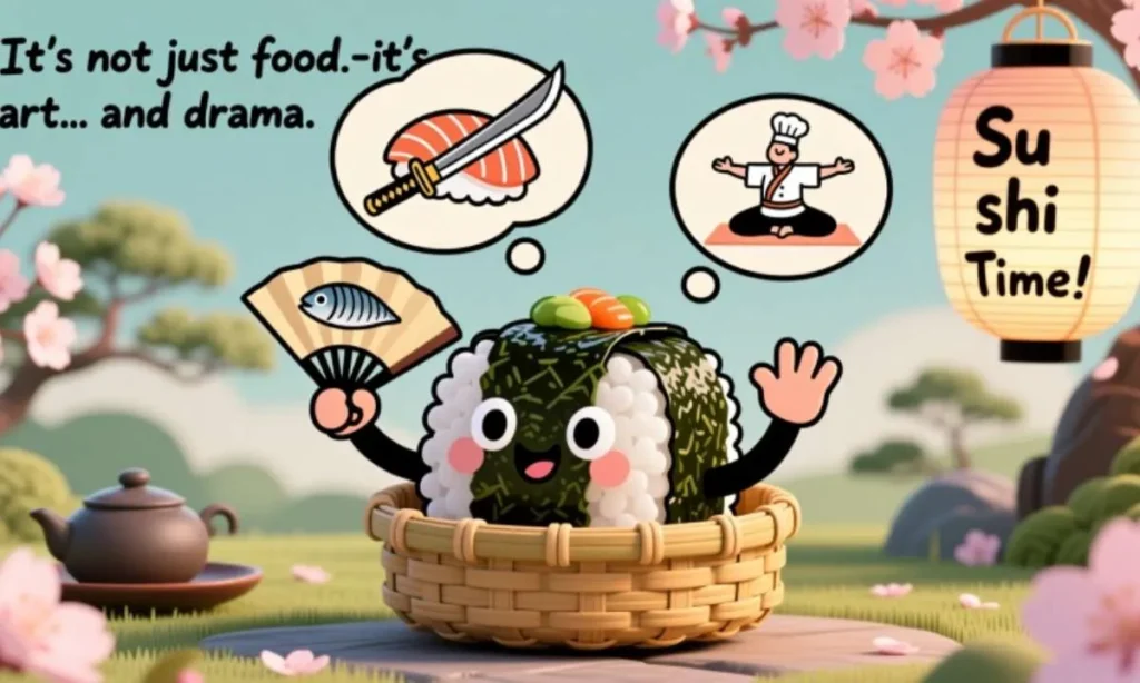 Cultural and Traditional Sushi Humor