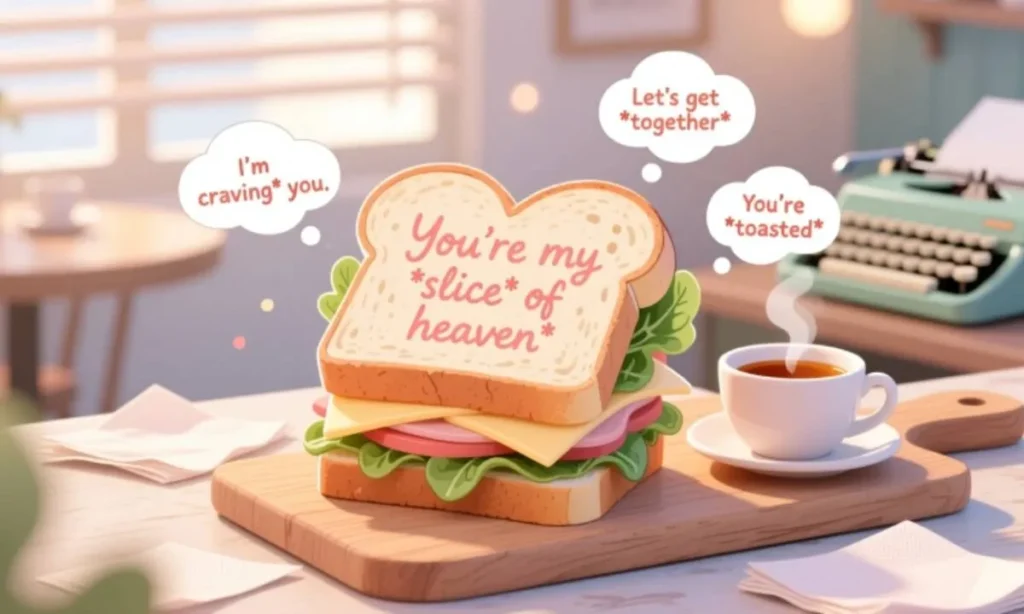 Cute Sandwich Puns for Love and Flirty Chats