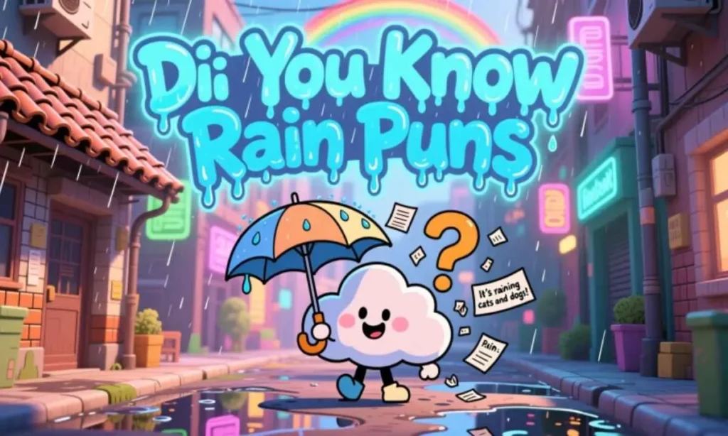 Did You Know Rain Puns